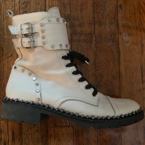 Sam Edelman White Boots size 9